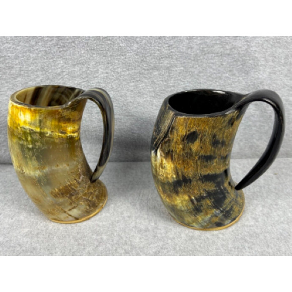 Weirwood Tankard Mugs Medieval Viking Renaissance Style Lot of 2 - Picture 2 of 8